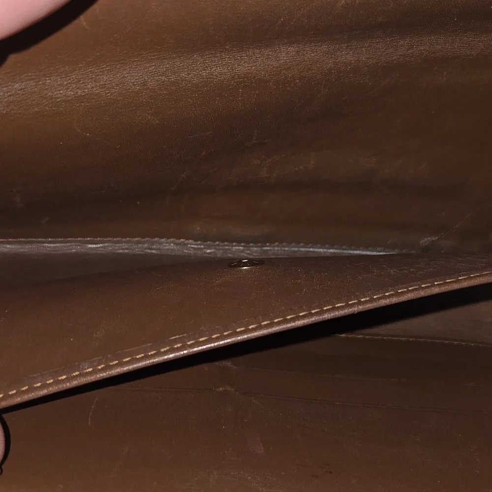 Louis Vuitton Bronze Metallic Monogram Chain Crossbody Wallet - Picture 3 of 8